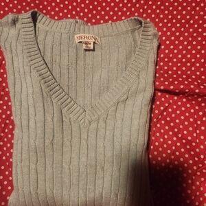 Merona Gray V-Neck Sweater